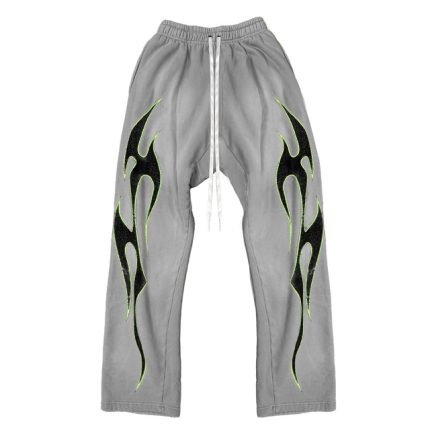 Hellstar Flame Sweatpants Grey