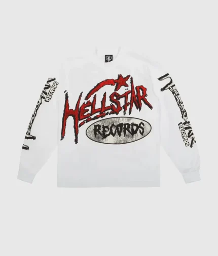 Hellstar Studios Records Long Sleeve T-Shirt Sweaters