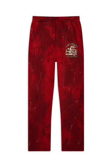 Hellstar Red Tye-Dye Sweatpants